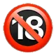18+ Icon